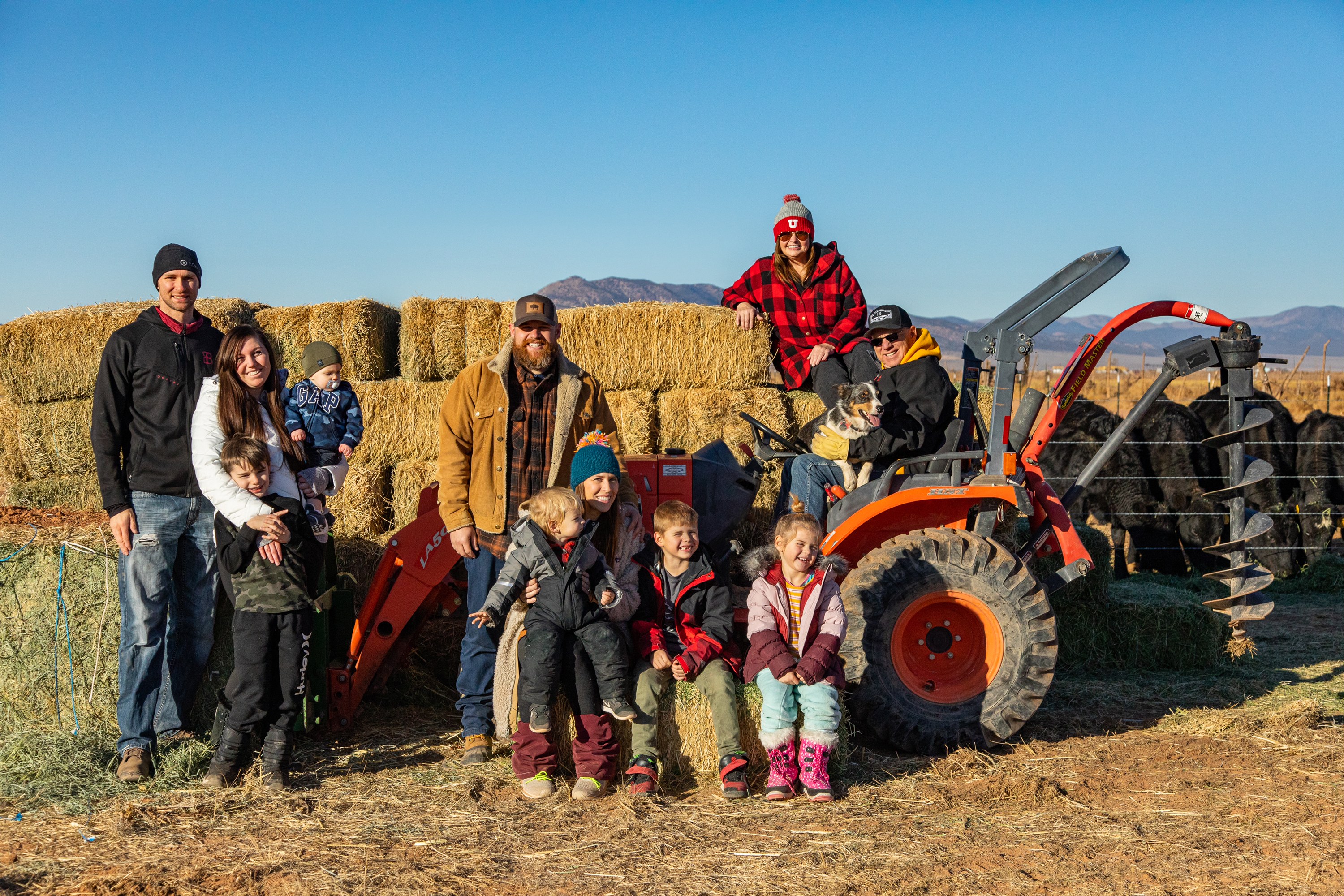 The Guymon Family at Wild West Wagyu Ranch